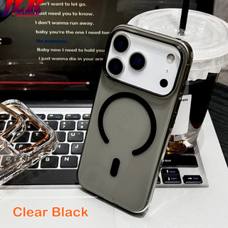 [JLK] Ốp lưng điện thoại từ tính siêu mỏng trong suốt cho iPhone 17 Air 16 15 14 Plus 13 12 Pro Max Chống va đập vỏ cứng