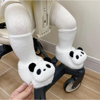 Bé Thu Đông Giày Sơ Sinh 0-12 Tháng Tuổi Trẻ Sơ Sinh Giày Cotton Hoạt Hình Dày Ấm Áp Chống Rơi Giày Tất