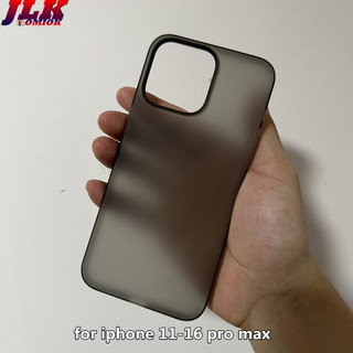 [JLK] Ốp Điện Thoại Nhựa Trong Suốt Siêu Mỏng Matte Cho iPhone 17 Air 16 15 14 Plus 13 12 11 Pro Max Vỏ Chống Sốc Trong Suốt Capa