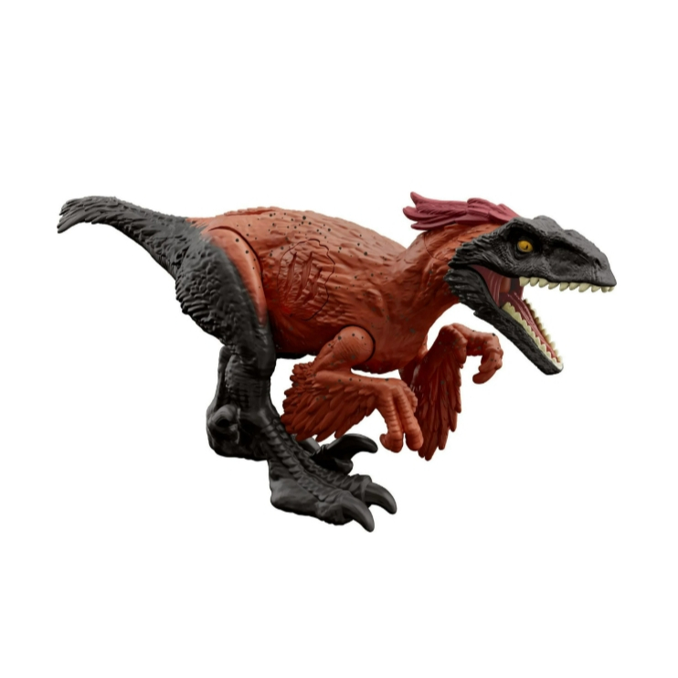 Jurassic World Epic Attack Pyroraptor Hình đồ chơi khủng long với hư tổn, đèn và âm thanh HTP67