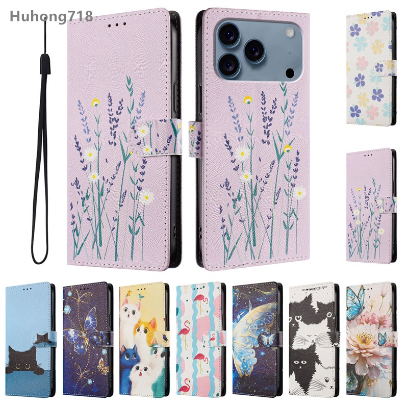 Dành Cho Iphone 6 7 8 11 12 13 Mini Pro Plus 14 16E 17E SE 2 3 2020 2022 X XR XS Max Ốp Điện Thoại Da Lật Chống Sốc Ví Khe Cắm Thẻ Vỏ