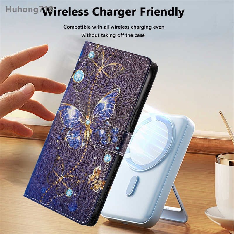 Dành Cho Itel A16 A23 A48 A50 A50C A80 A90 A95 Power 70 P17 P38 P40 P55 Pro Plus P70 S17 S18 4G 5G Vỏ Điện Thoại Da Lật Chống Sốc Khe Cắm Thẻ Vỏ