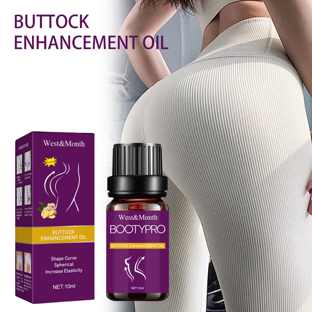 Tháng Tây Plump Up Booty Tăng Cường Dầu Nâng Hông Cần Thiết Nâng Mông Massage Làm Săn Chắc 10ml