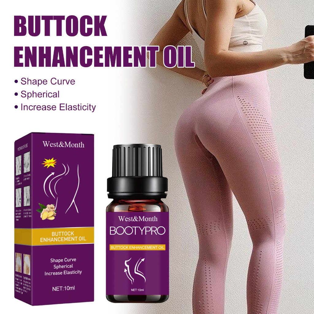 Tháng Tây Plump Up Booty Tăng Cường Dầu Nâng Hông Cần Thiết Nâng Mông Massage Làm Săn Chắc 10ml