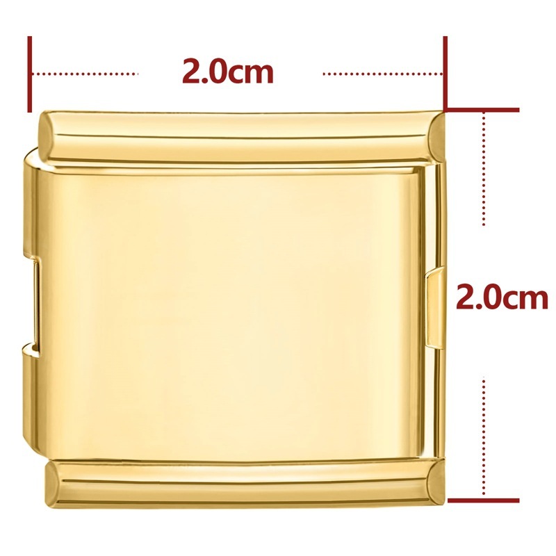 Hình ảnh Vòng tay mô-đun Ý đa chức năng, Dây đeo thép titan nối co giãn vuông quyến rũ Ý