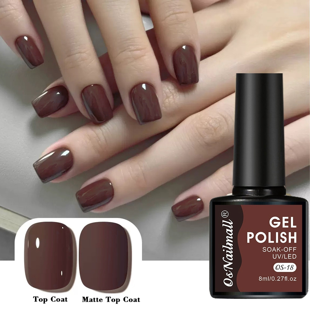 Sơn Gel móng tay màu nâu cà phê - Độ bão hòa cao, lâu trôi, để sử dụng DIY & Salon, UV / LED