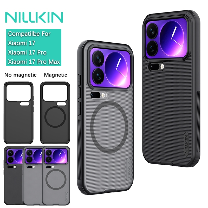 Nillkin Cho Xiaomi 17 Pro Max Super Frosted Shield Pro Từ Tính Mờ Nhựa Cứng Ốp lưng Vỏ Bảo Vệ