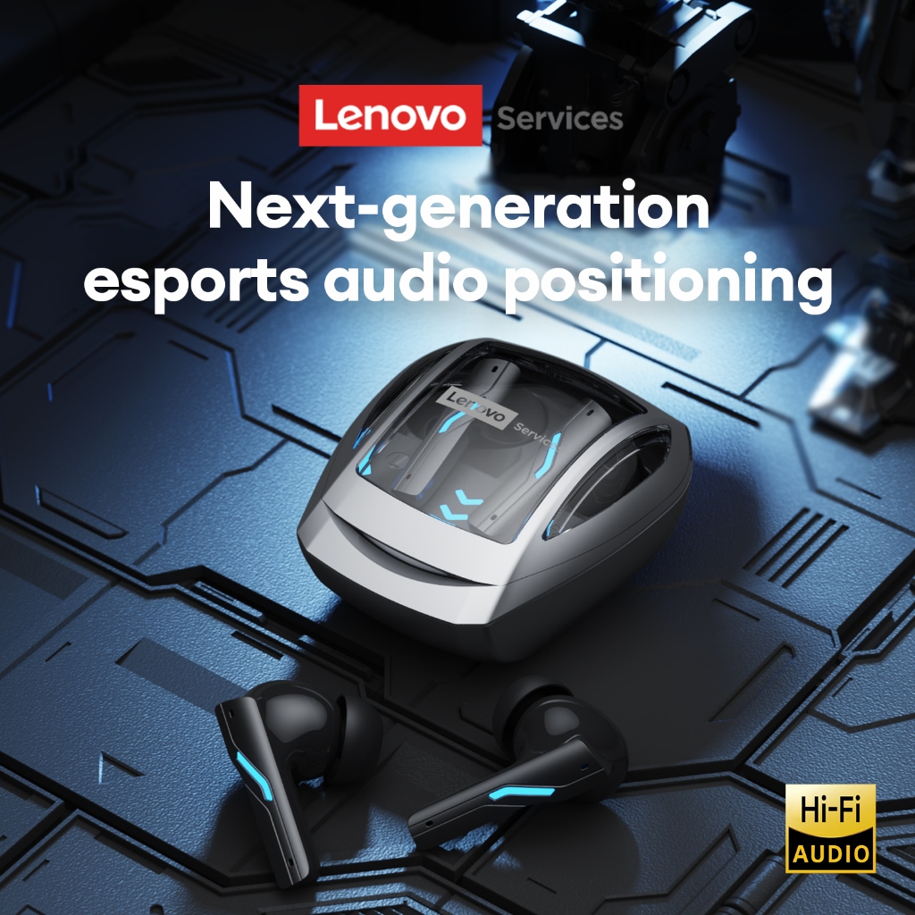 Tai nghe chơi game Lenovo GT100 Tai nghe Bluetooth Độ trễ thấp In-Ear Chống nước Chất lượng âm thanh HIFI Bluetooth 6.0 | BigBuy360 - bigbuy360.vn