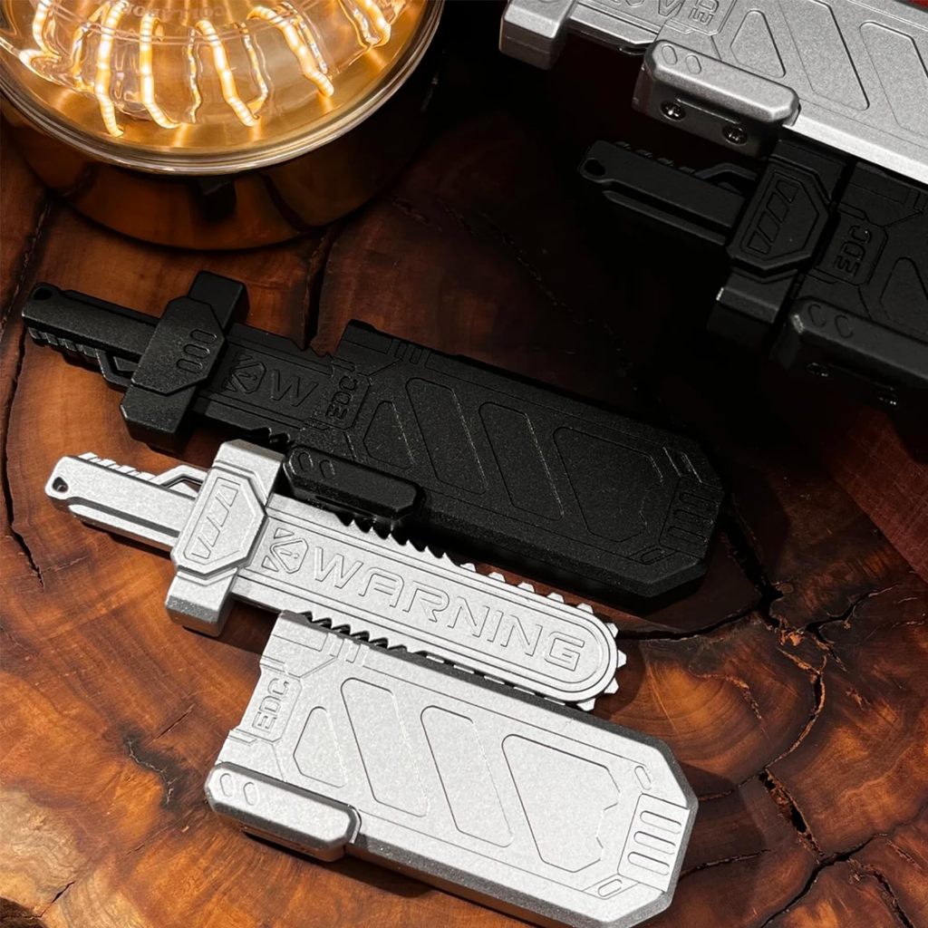 EDC Splitting Sword Fidget Vỏ từ tính Catapult Thẻ đẩy Giảm căng thẳng Kim loại Đẩy trượt Đồ chơi giảm lo âu Chống căng thẳng Đồ chơi giảm căng thẳng