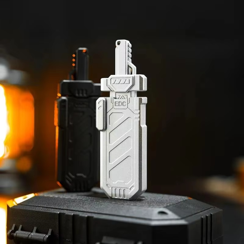EDC Splitting Sword Fidget Vỏ từ tính Catapult Thẻ đẩy Giảm căng thẳng Kim loại Đẩy trượt Đồ chơi giảm lo âu Chống căng thẳng Đồ chơi giảm căng thẳng