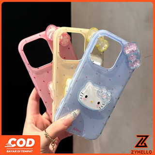 Thích hợp cho OPPO Reno14F Reno14pro Reno13F Reno13 Reno12Pro Reno11 Reno11 F Reno10Pro Reno8T Reno8Z Reno7Z Reno6Z Reno8 Reno5 Reno4 Thời Trang 3D Chấm Bi Nơ Mèo Con IMD Shockpr