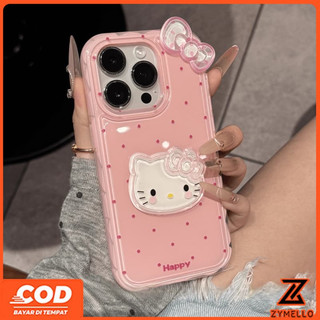 Thích hợp cho OPPO Reno14F Reno14pro Reno13F Reno13 Reno12Pro Reno11 Reno11 F Reno10Pro Reno8T Reno8Z Reno7Z Reno6Z Reno8 Reno5 Reno4 Thời Trang 3D Chấm Bi Nơ Mèo Con IMD Shockpr