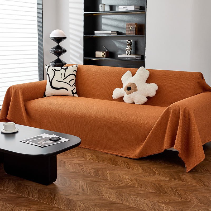 Chăn Sofa Chống Thấm Nước Lười Nhật Bản Mới, Vỏ Sofa Vách Ngăn Chống Trơn Trượt Có Thể Đảo Ngược, Khăn Sofa Siêu Mềm, Thích Hợp Cho Trẻ Em Và Thú Cưng