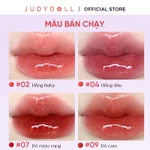 [COMBO 2] Son Bóng Đầu Sắt Nhung & Bảng Phấn Bắt Sáng Tạo Khối Highlight JUDYDOLL Bền Màu Dưỡng Môi Mỏng Nhẹ — ảnh 5