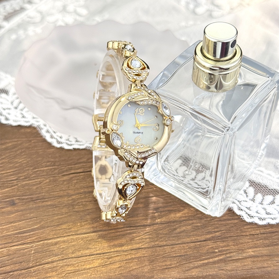Đồng hồ nữ mới Koi Trang sức Bộ kim cương Vòng tay Beimu Mặt số Đồng hồ thạch anh nữ Niche Đồng hồ nữ
