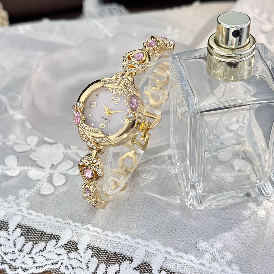 Đồng hồ nữ mới Koi Trang sức Bộ kim cương Vòng tay Beimu Mặt số Đồng hồ thạch anh nữ Niche Đồng hồ nữ