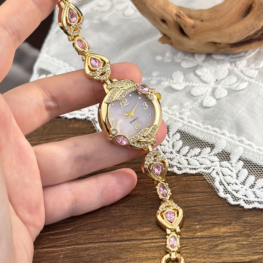 Đồng hồ nữ mới Koi Trang sức Bộ kim cương Vòng tay Beimu Mặt số Đồng hồ thạch anh nữ Niche Đồng hồ nữ