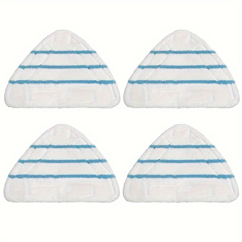 4 Chiếc Cây Lau Hơi Nước Thay Thế Miếng Lót Tam Giác Có Thể Giặt Vải Lau Sàn Microfiber Cây Lau Nhà