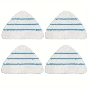 4 Chiếc Cây Lau Hơi Nước Thay Thế Miếng Lót Tam Giác Có Thể Giặt Vải Lau Sàn Microfiber Cây Lau Nhà