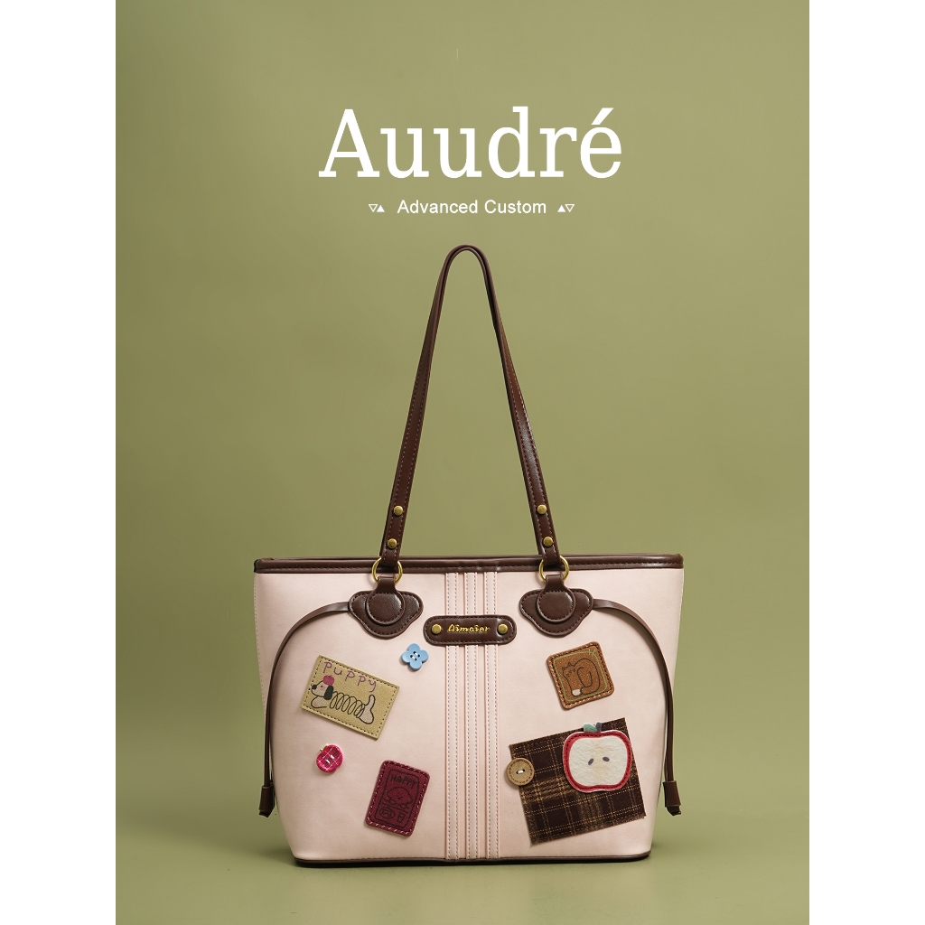 Auudre Retro Dung Tích Lớn Đi Làm Túi Tote Nữ Đeo Vai | BigBuy360 - bigbuy360.vn
