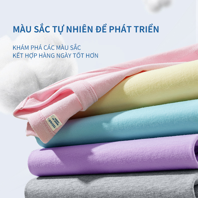 W.G.Q Áo thun bé trai , vải 100% Cotton mềm mại thoải mái, thoáng khí thấm mồ hôi in hình khủng long