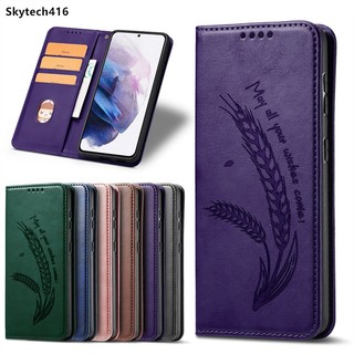 Dành Cho Samsung Galaxy S6 S7 Edge S8 S9 S10 S10E S20 FE Ultra Plus 5G Vỏ Điện Thoại Da Vỏ Khe Cắm Thẻ Ví Đứng TPU Mềm Chống Sốc Ốp Lưng