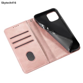 Dành Cho Samsung Galaxy S6 S7 Edge S8 S9 S10 S10E S20 FE Ultra Plus 5G Vỏ Điện Thoại Da Vỏ Khe Cắm Thẻ Ví Đứng TPU Mềm Chống Sốc Ốp Lưng