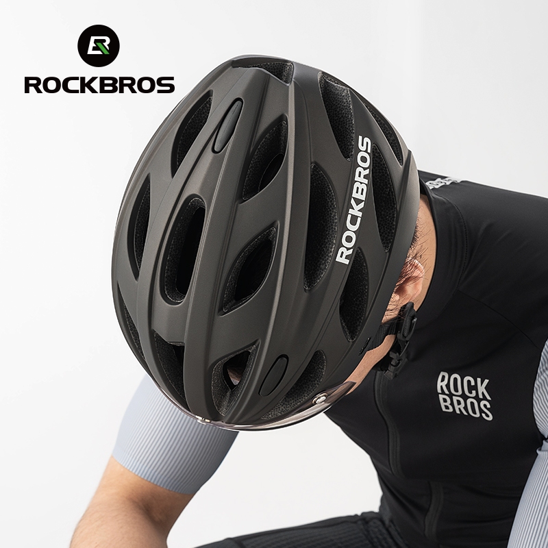 Mũ Bảo Hiểm Xe Đạp ROCKBROS Có Nam Châm Siêu Nhẹ 57-62CM