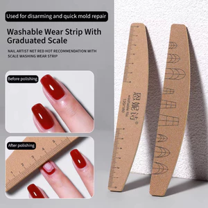 ANNIES Có Thể Giặt Được Chống Mài Mòn Dải Chà Bền Sửa Chữa Bọt Biển Tập Tin Đánh Bóng Móng Tay Hai Mặt Chà Cát S
