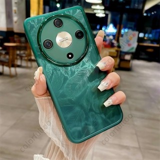 Honor X9d 2025 Vỏ Trong Suốt Cho Honor X9d X 9D HonorX9d 5G Siêu Mỏng Họa Tiết Lông Vũ Silicon Mềm Ốp điện thoại TPU Chống Sốc Cặp Đôi Ống Kính Bảo Vệ Mặt Sau