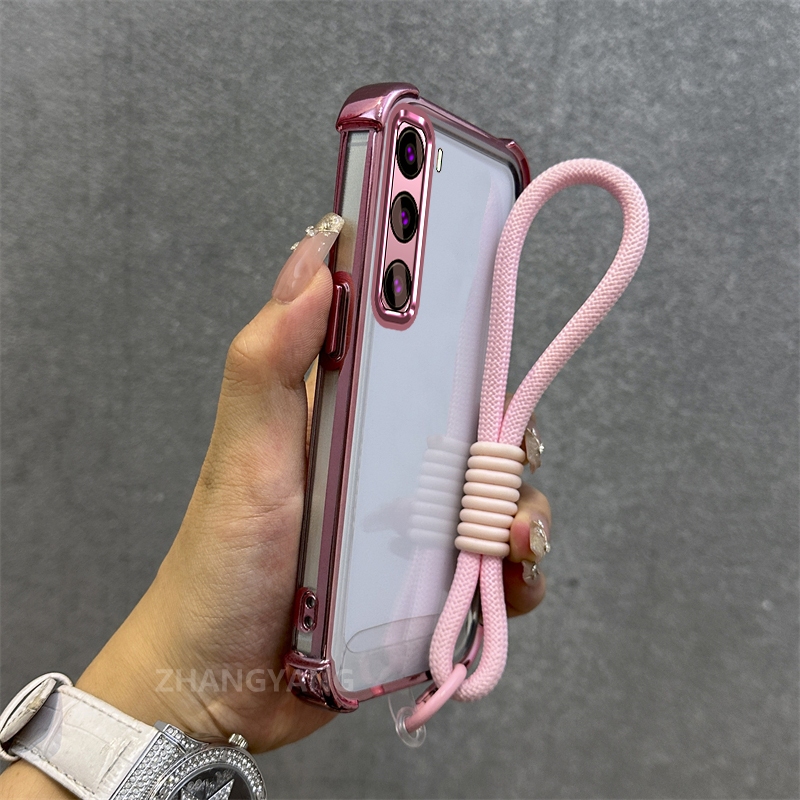 Ốp Lưng Cho infinix Nóng 50 Nóng 60 Nóng 60i Nóng 60 Pro Plus Mới Mạ Điện Cao Cấp Chống Rơi Vỏ Điện Thoại Chất Liệu TPU Vỏ Mềm Miễn Phí Tinh Tế Treo Dây