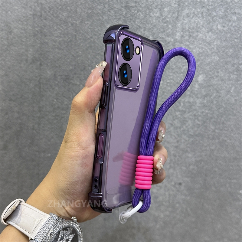 Ốp Lưng Cho Redmi A5 Vỏ Điện Thoại Chống Rơi Mạ Điện Cao Cấp Mới Chất Liệu TPU Vỏ Mềm Miễn Phí Tinh Tế Treo Dây