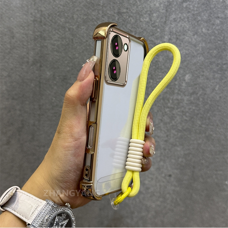 Ốp Lưng Cho Redmi A5 Vỏ Điện Thoại Chống Rơi Mạ Điện Cao Cấp Mới Chất Liệu TPU Vỏ Mềm Miễn Phí Tinh Tế Treo Dây