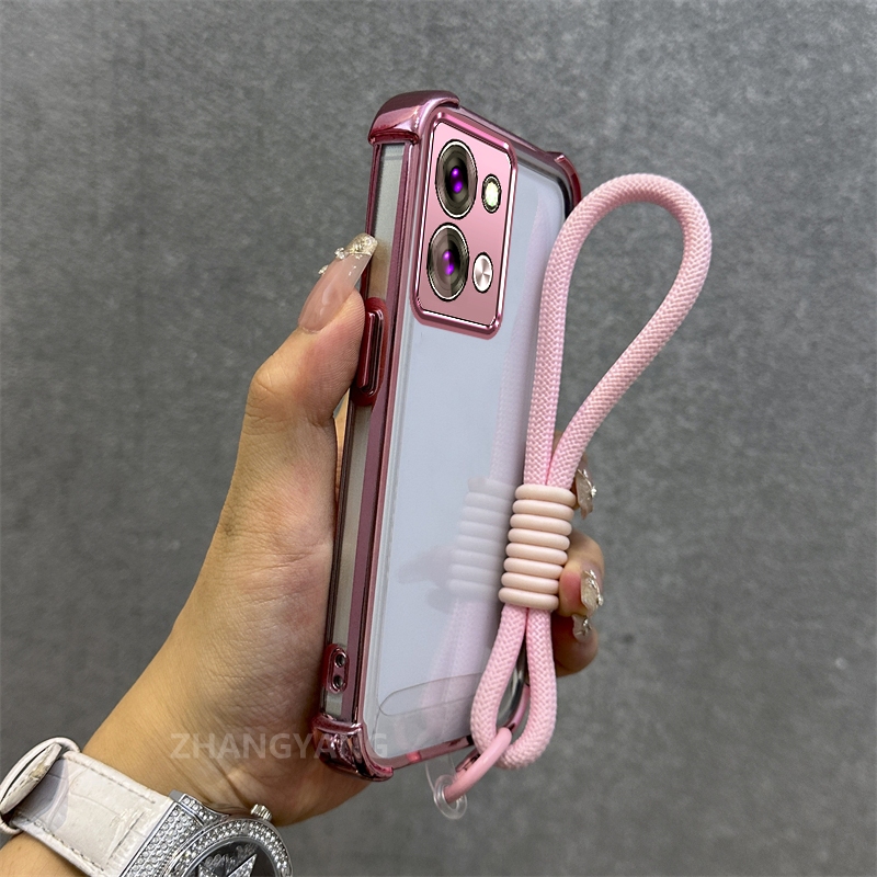 Ốp Lưng Cho Redmi 15C Mới Tiên Tiến Mạ Điện Chống Rơi Chất Liệu TPU Vỏ Mềm Miễn Phí Tinh Tế Treo Dây