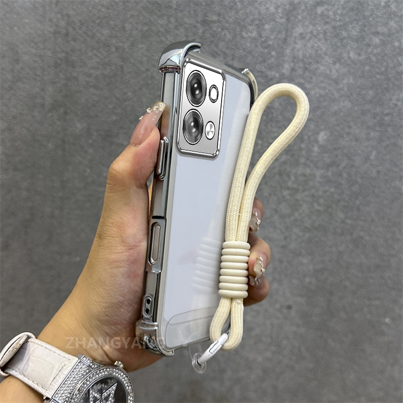 Ốp Lưng Cho Redmi 15C Mới Tiên Tiến Mạ Điện Chống Rơi Chất Liệu TPU Vỏ Mềm Miễn Phí Tinh Tế Treo Dây
