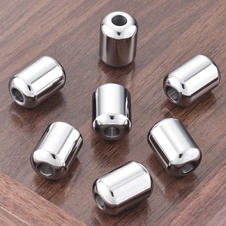 Phụ kiện trang sức hình bầu dục từ thép không gỉ đánh bóng lớn