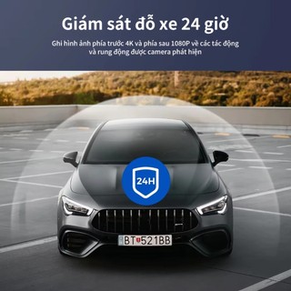 Unisen X20 Camera hành trình ô tô Cảnh báo vượt tốc độ 3840x2160 IPS ghi hình vòng lặp 24 giờ