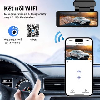 Unisen X20 Camera hành trình ô tô Cảnh báo vượt tốc độ 3840x2160 IPS ghi hình vòng lặp 24 giờ