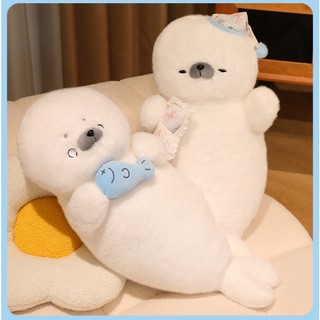 Plus Seal Series Sang Trọng Đồ Chơi Cói Series Sang Trọng Đồ Chơi Mềm Sang Trọng Đồ Chơi Sáng Tạo Sofa Gối Phòng Ngủ Đầu Trang Trí Quà Tặng Cho Trẻ Em Quà Tặng Giáng Sinh Quà Tặng Sinh Nhật