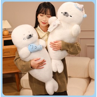Plus Seal Series Sang Trọng Đồ Chơi Cói Series Sang Trọng Đồ Chơi Mềm Sang Trọng Đồ Chơi Sáng Tạo Sofa Gối Phòng Ngủ Đầu Trang Trí Quà Tặng Cho Trẻ Em Quà Tặng Giáng Sinh Quà Tặng Sinh Nhật