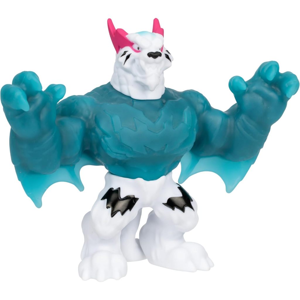 MRBEAST LAB - Hyper Fusion Co Giãn Anh Hùng, Rồng Hổ, 5 Inch (12.7CM) Goo Filled Hình Đứng, Co Giãn Lên Đến 3 Lần Kích Thước Của Anh Tập Hợp Tất Cả 3; Cobra Panther, Tiger Dragon và Sa