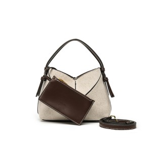Zara2025 Túi xách vải Canvas mới Túi đeo vai thời trang nữ