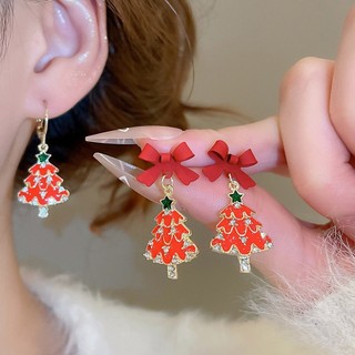 Cây Giáng Sinh Bông Tai Thiết Kế Độc Đáo, Chất Lượng Cao, Phù Hợp Ngày Lễ