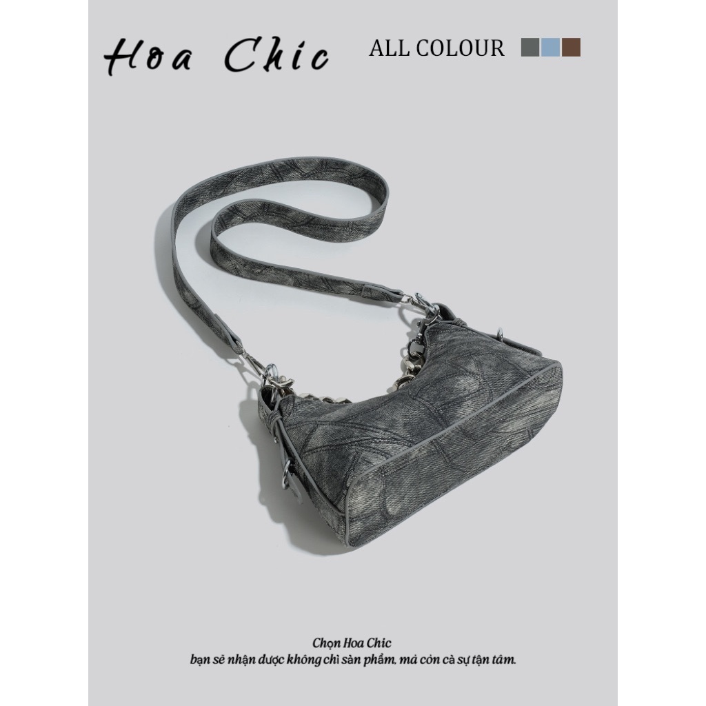 Túi đeo vai Denim Túi dây chuyền thời trang thời trang