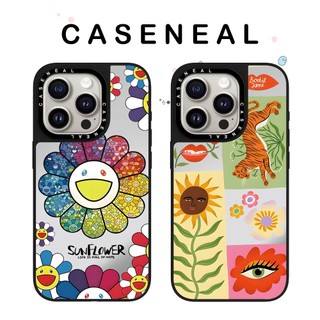 CASENEAL Hổ Hướng Dương Gương Chất Lượng Cao Ốp Lưng Điện Thoại Thích Hợp Cho iPhone 17ProMax 17pro 17 air 16promax 16 15promax 15 14promax 13 13promax Ốp Lưng Cứng Chống Rơi Thời Trang