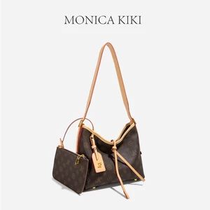 MONICA KIKI Màu sắc tương phản Túi đeo nách một vai Túi đeo chéo thời trang nữ