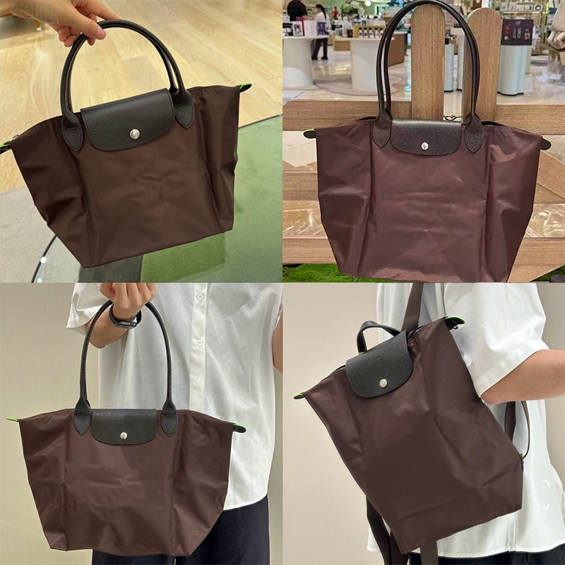 War Horse Túi Tote Nylon nữ màu Mocha mới Túi đựng bánh bao
