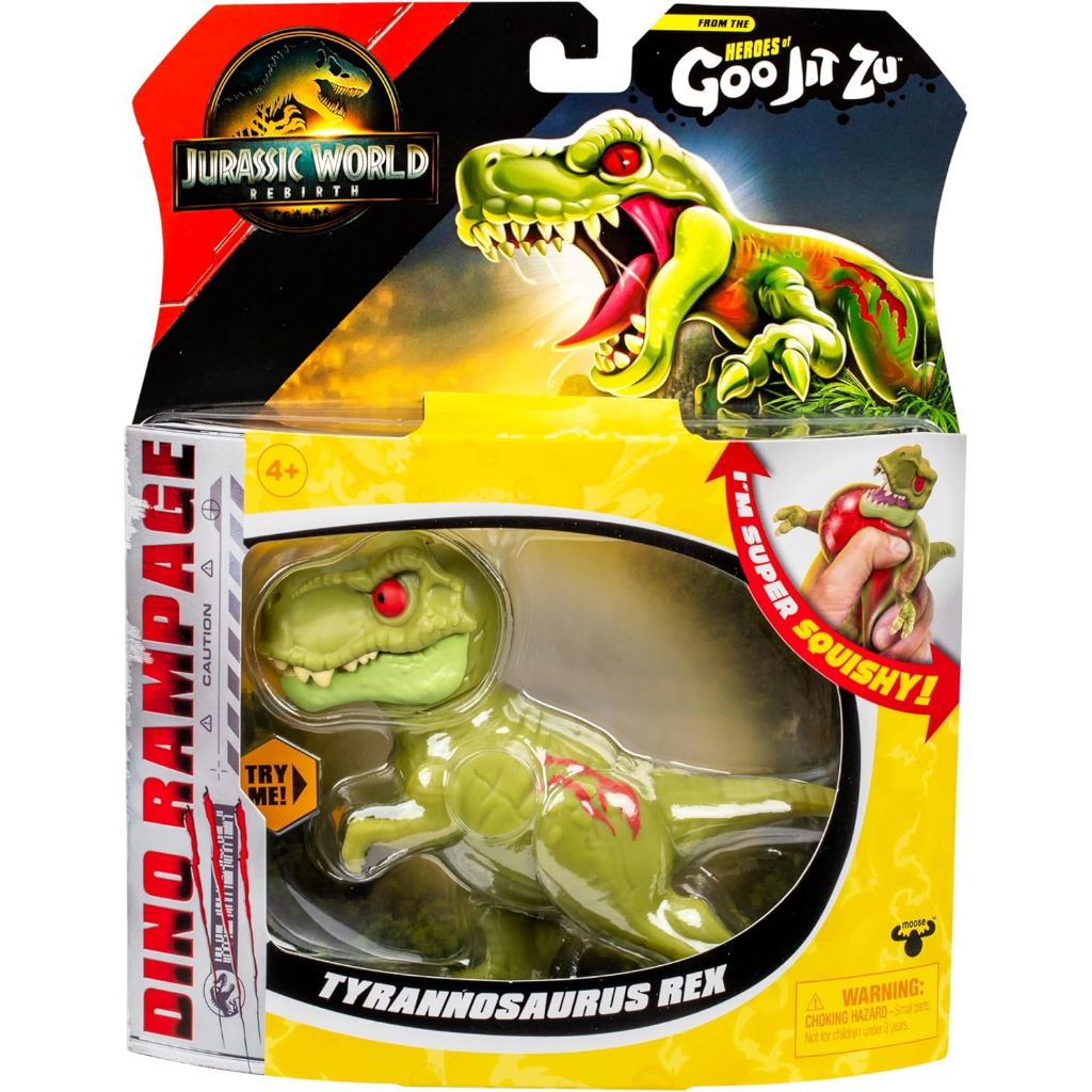 Goo Jit Zu Jurassic World Rebirth Dino Rampage Tyrannosaurus Rex Nhân vật hành động
