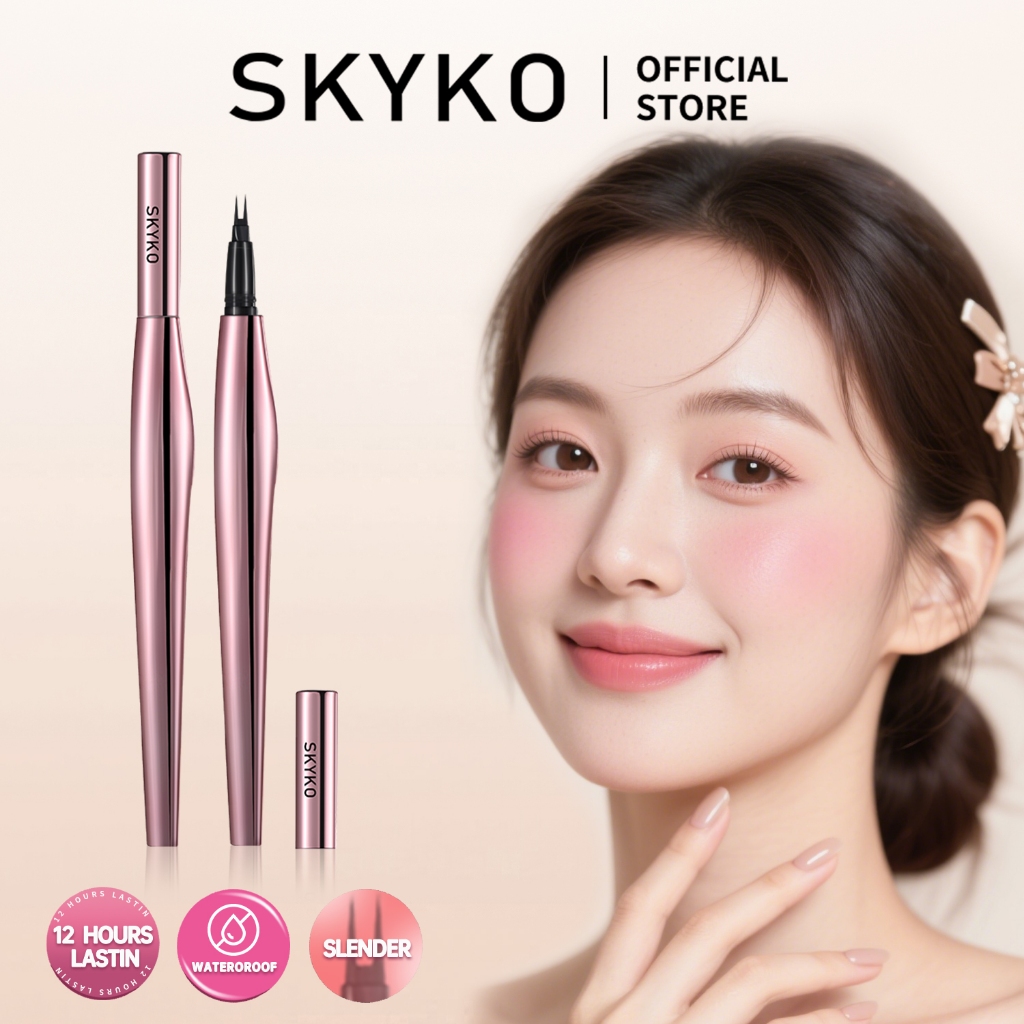 Bút kẻ mày SKYKO Chống nước 24H Bút chì kẻ mày lâu trôi 3 màu