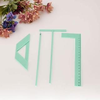 Bìa sách Hướng dẫn Bộ công cụ Bìa sách Công cụ chắc chắn Thước đóng sách thực tế